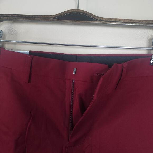 Express Slim Fit Photographer Dress pants in Burgundy Size 29x30 - Picture 10 of 12